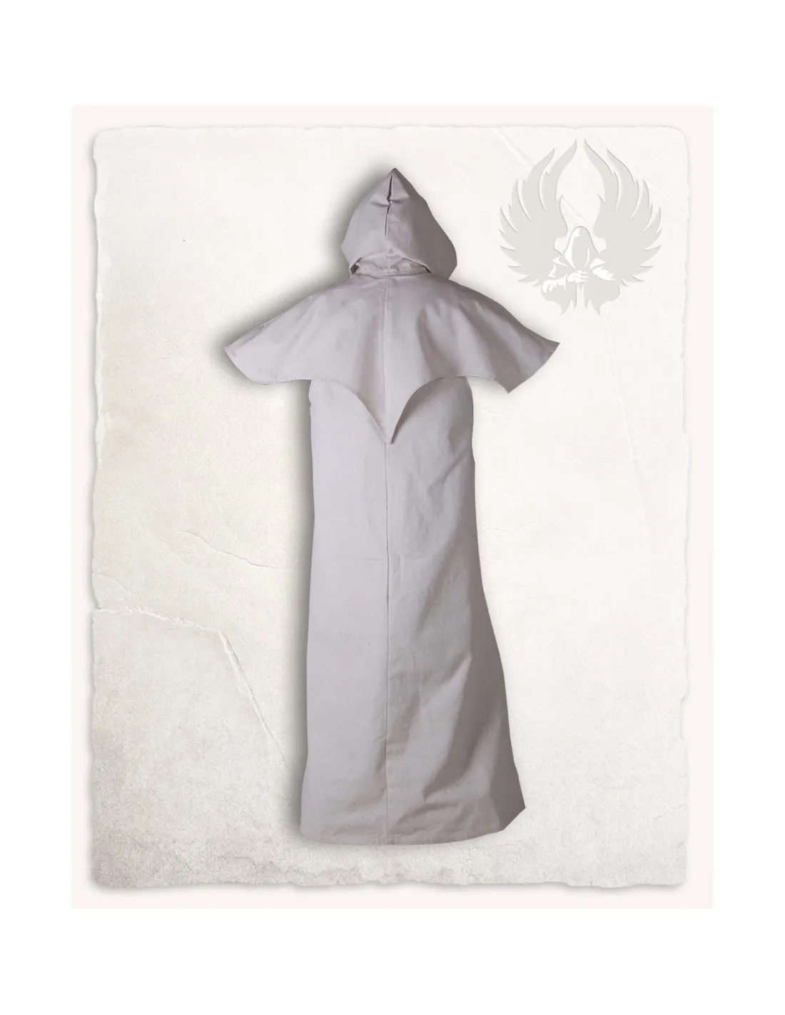 Abrigo de peregrinos y magos modelo Abraxas (algodón crema)