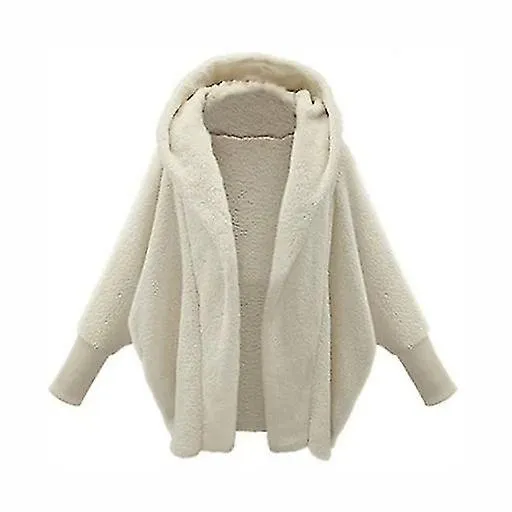 ABRIGO DE PIEL DE ALPACA CHAQUETA DE CAPA CáLIDA LANAXINHAN