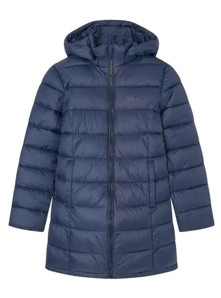 Abrigo Pepe Jeans Acolchado Simone Azul Para Niña