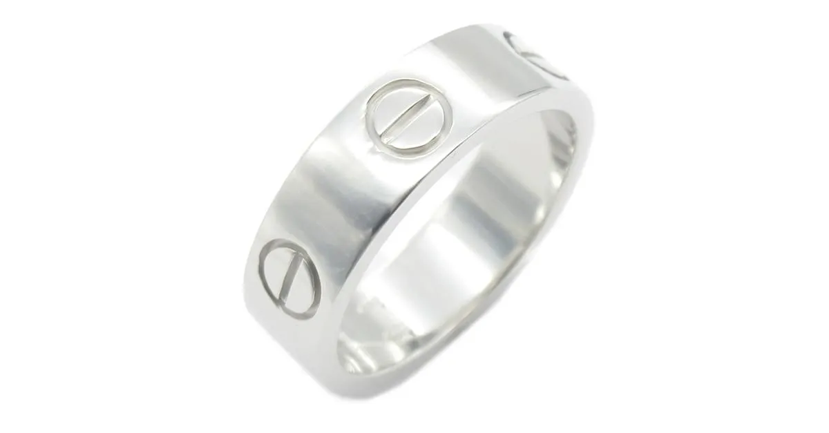 Anillo Cartier Love en oro blanco Plata 
