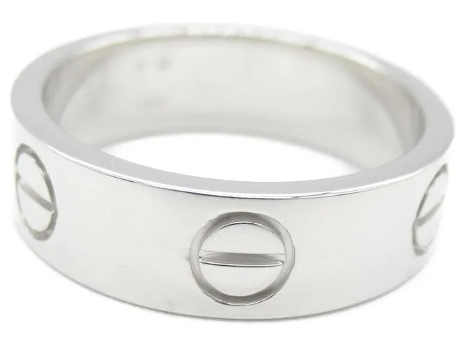 Anillo Cartier Love en oro blanco Plata 