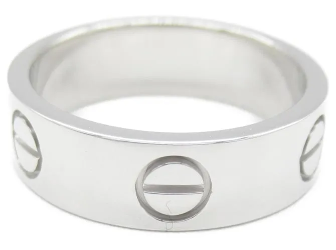 Anillo Cartier Love en oro blanco Plata 