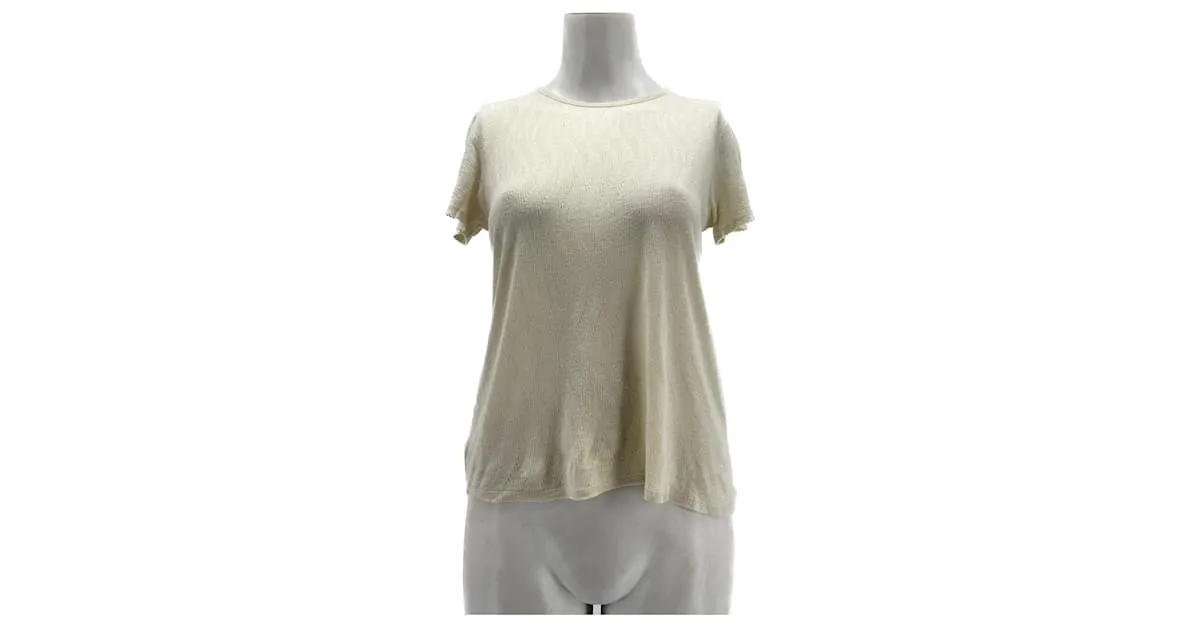 APC remata la camiseta.Lana S Internacional Crudo 