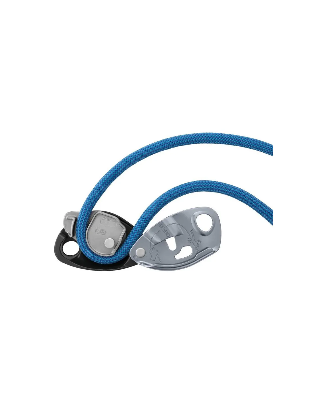 Asegurador Con Bloqueo Asistido Mediante Leva Petzl Grigri® Azul