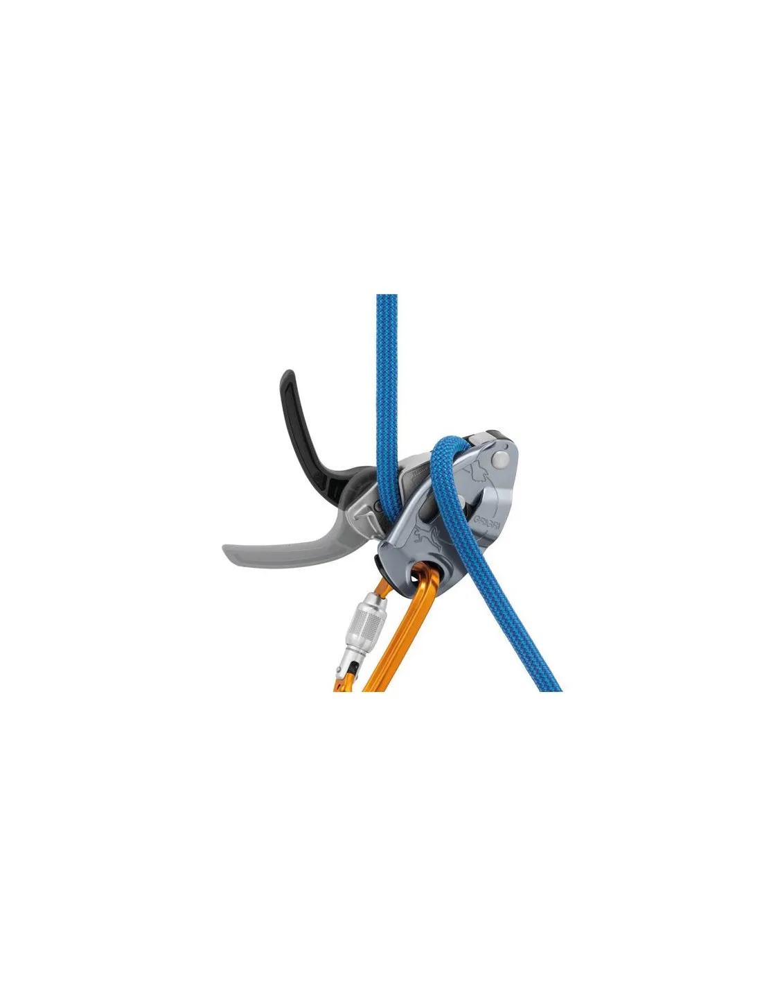 Asegurador Con Bloqueo Asistido Mediante Leva Petzl Grigri® Azul