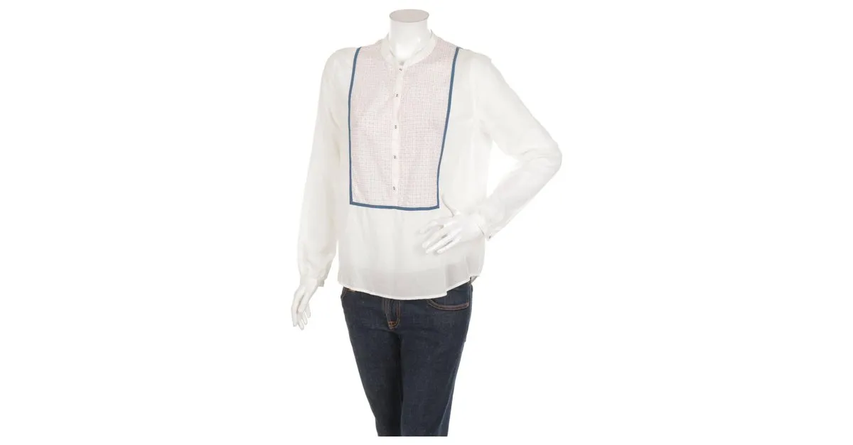Autre Marque Tops Blanco Multicolor 