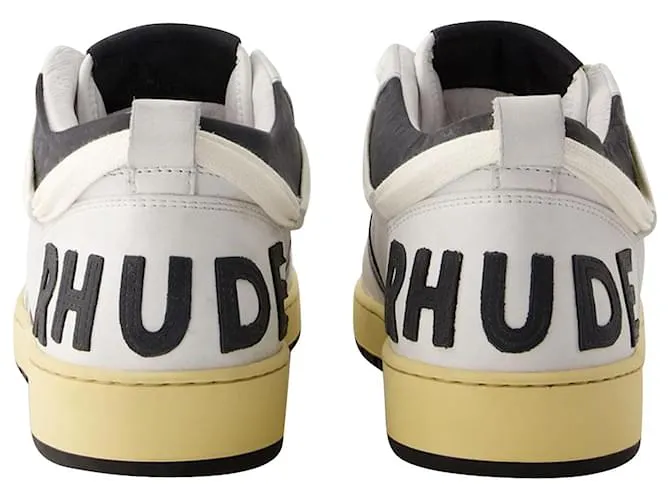 AUTRE MARQUE ZAPATILLAS BAJAS RHECESS  RHUDE  PIEL  BLANCO/DE COLOR NEGRO 