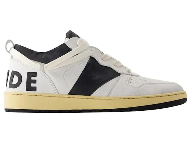 AUTRE MARQUE ZAPATILLAS BAJAS RHECESS  RHUDE  PIEL  BLANCO/DE COLOR NEGRO 