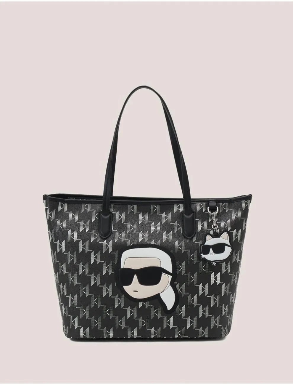 Bolso Mujer Karl Lagerfeld K/ikonik 2.0 Mono Cc Lg Tote Negro