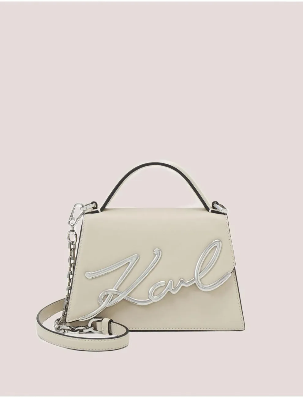 Bolso Mujer Karl Lagerfeld K/signature 2.0 Md Crossbody Beig