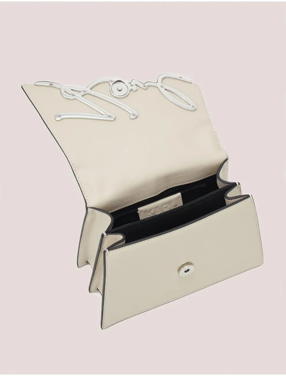 Bolso Mujer Karl Lagerfeld K/signature 2.0 Md Crossbody Beig