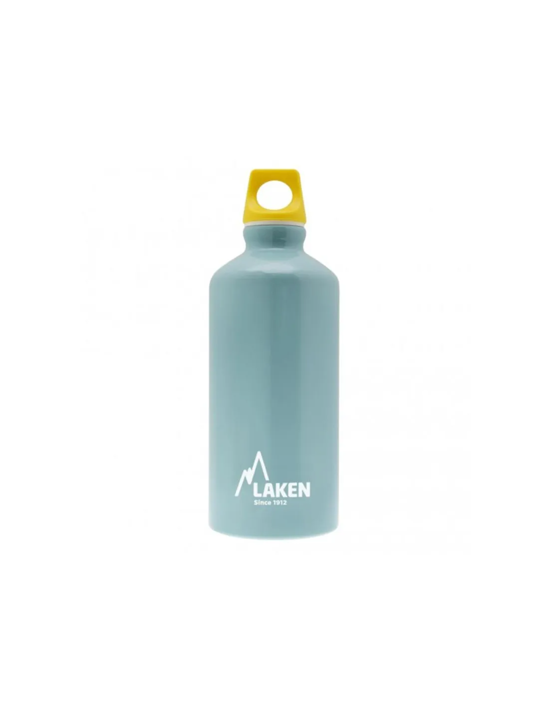 BOTELLA ALUMINIO FUTURA 0,75 L.TAPóN AMARILLO AZUL CLARO BOT.