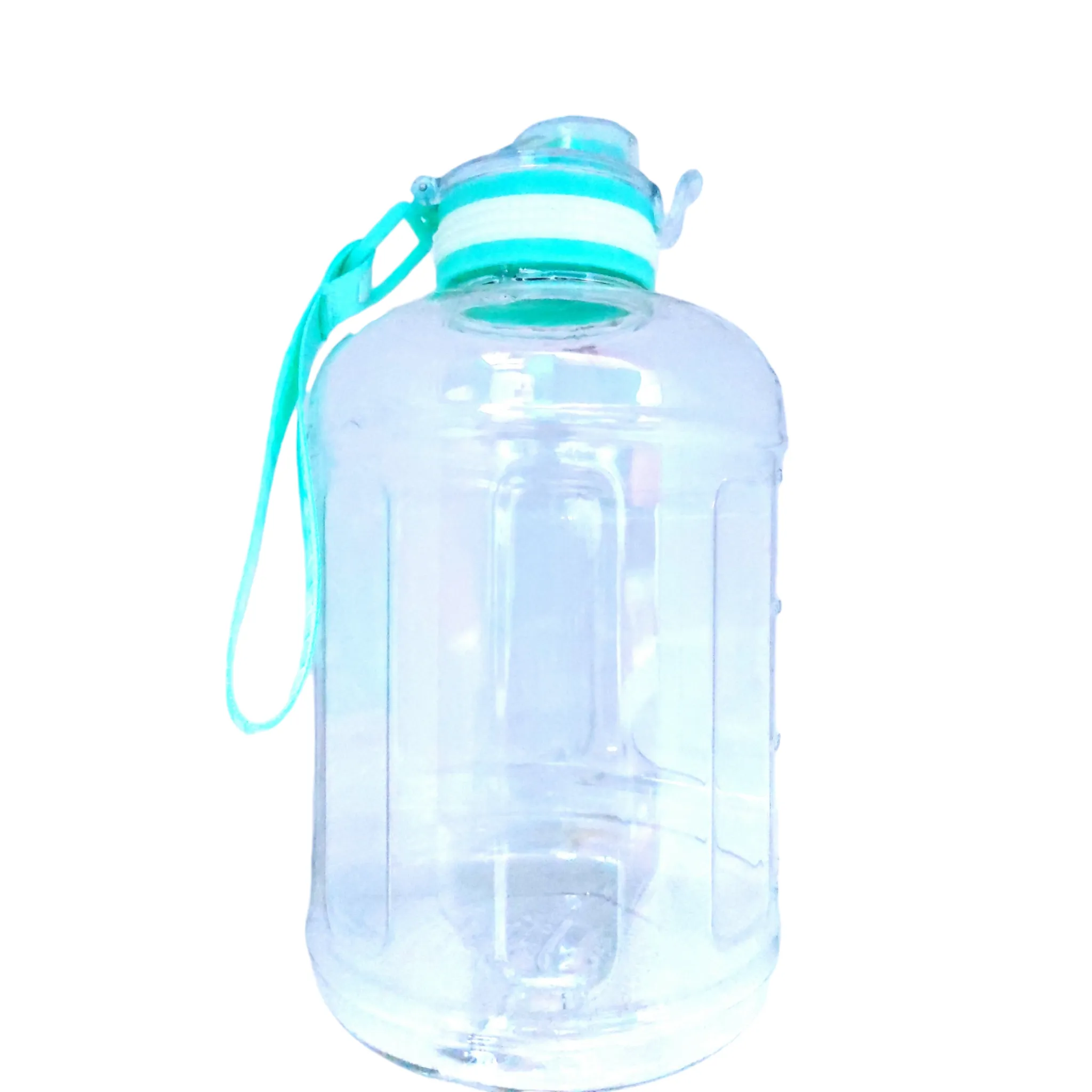 Botella de agua Verde Aqua con asa 2200ML