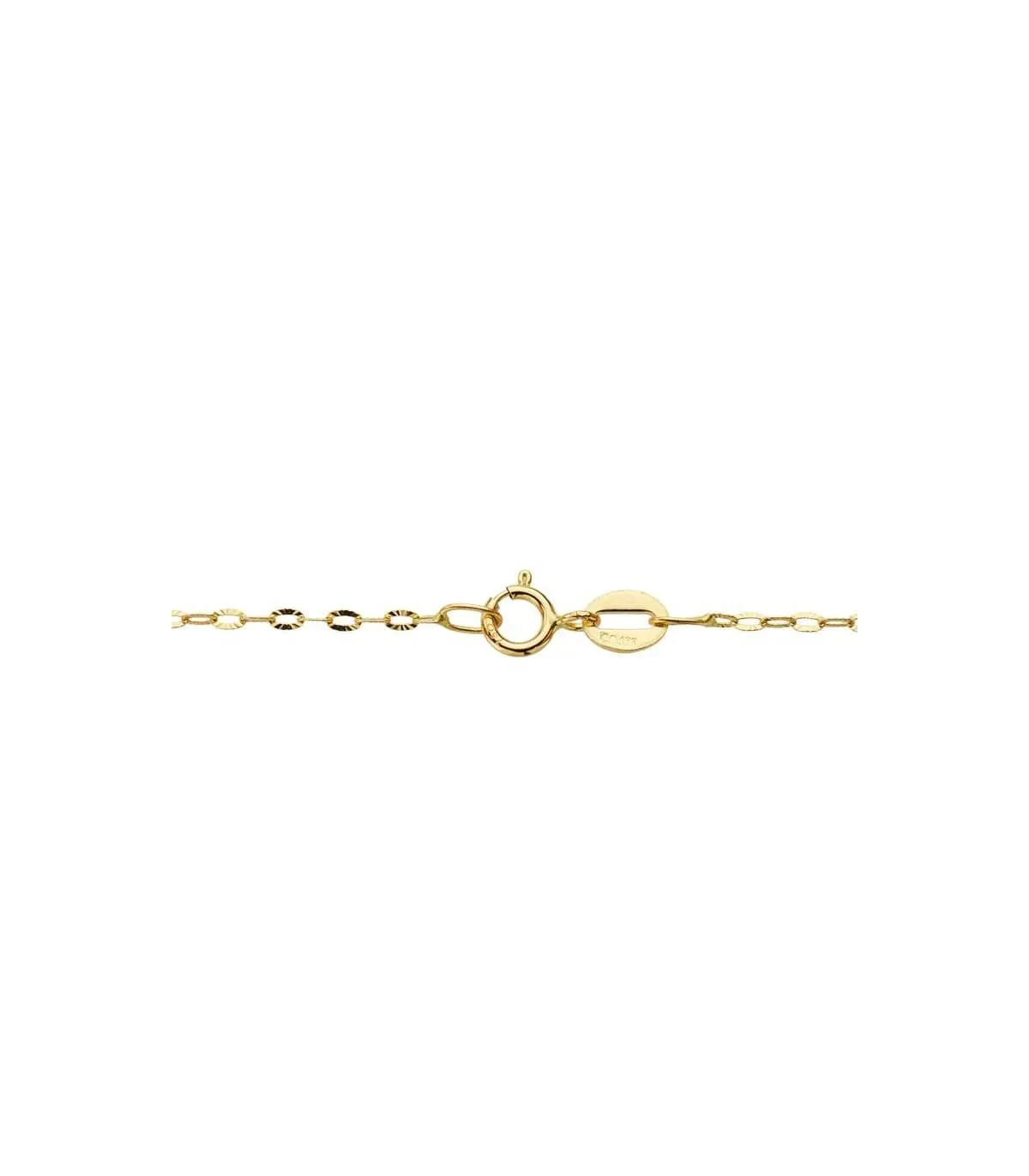 Cadena Forzada 1 mm 18 Ktes 50cm