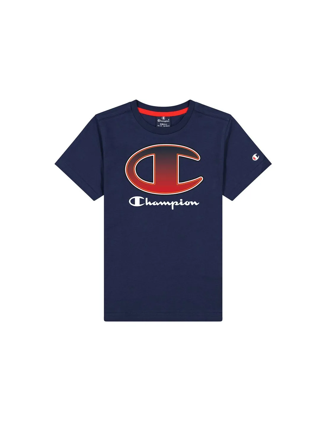 CAMISETA CHAMPION CREWNECK TSHIRT BOY NAVY