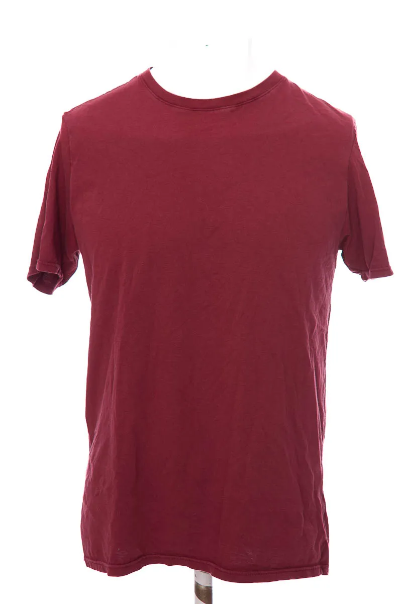 CAMISETA COLOR VINOTINTO  LAXO