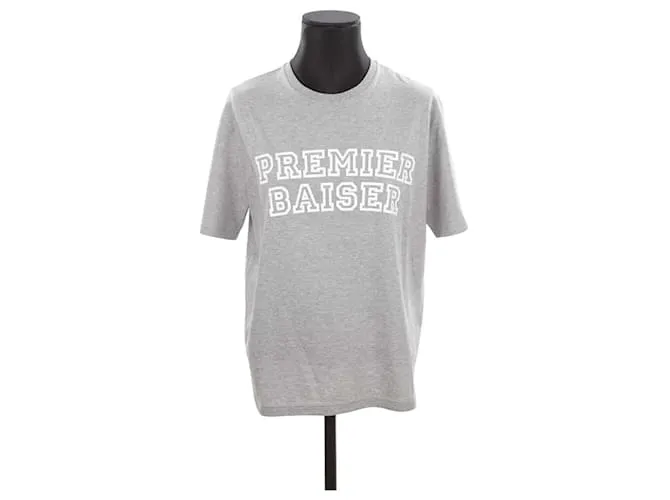 camiseta de algodón Gris 