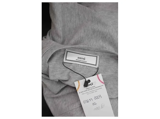 camiseta de algodón Gris 