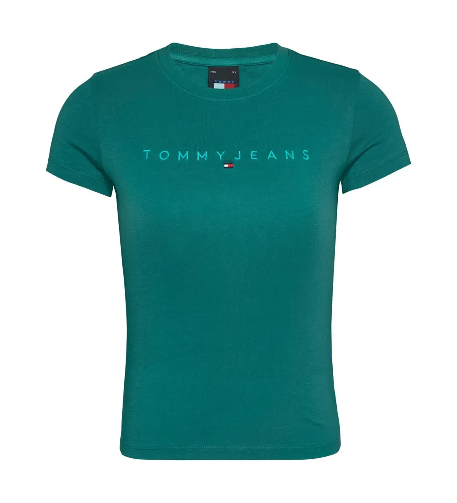 Camiseta Slim Tonal verde