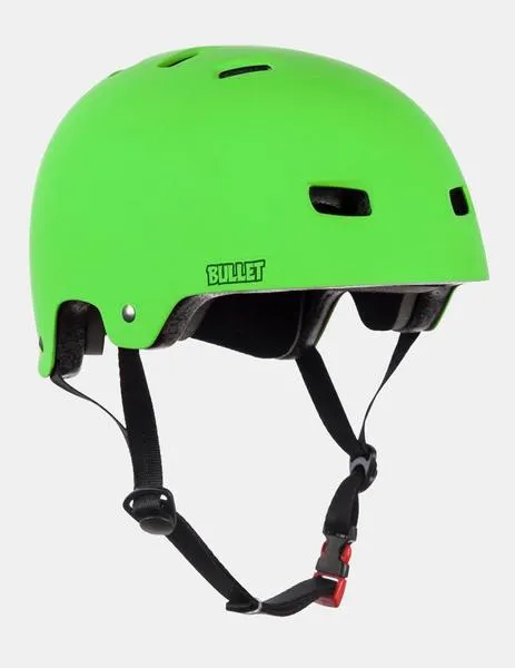 CASCO BULLET DELUXE  VERDE MATE (JUNIOR)