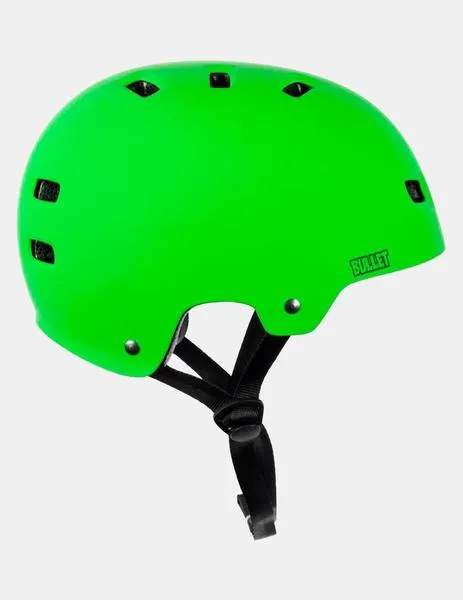 CASCO BULLET DELUXE  VERDE MATE (JUNIOR)