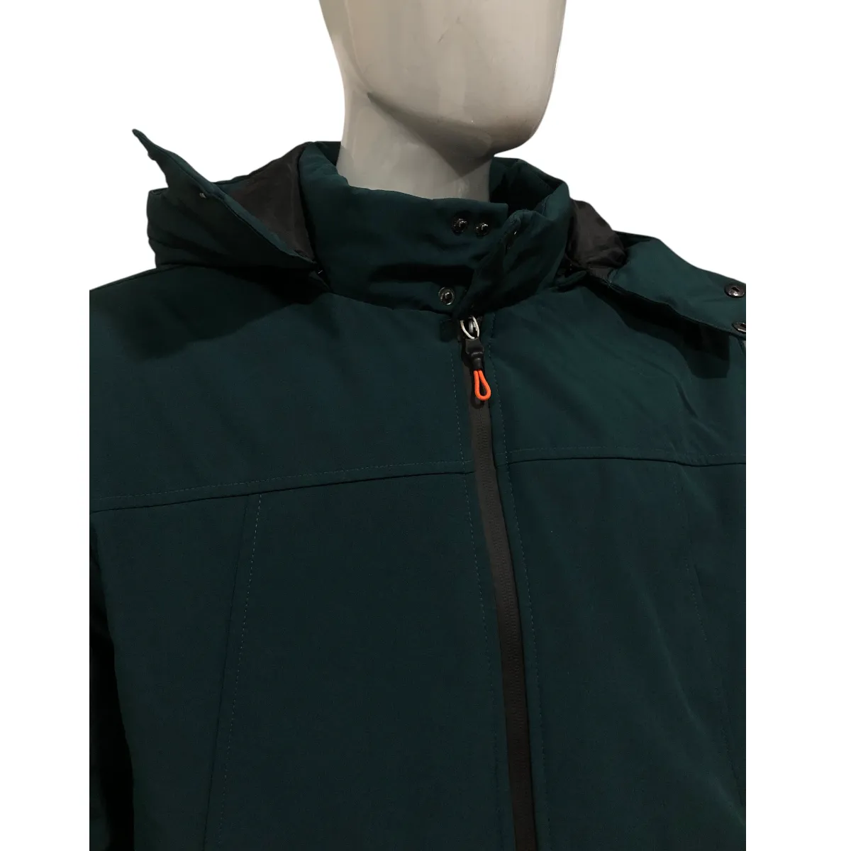 Chamarra Color Verde Oscuro Para Caballero LSN