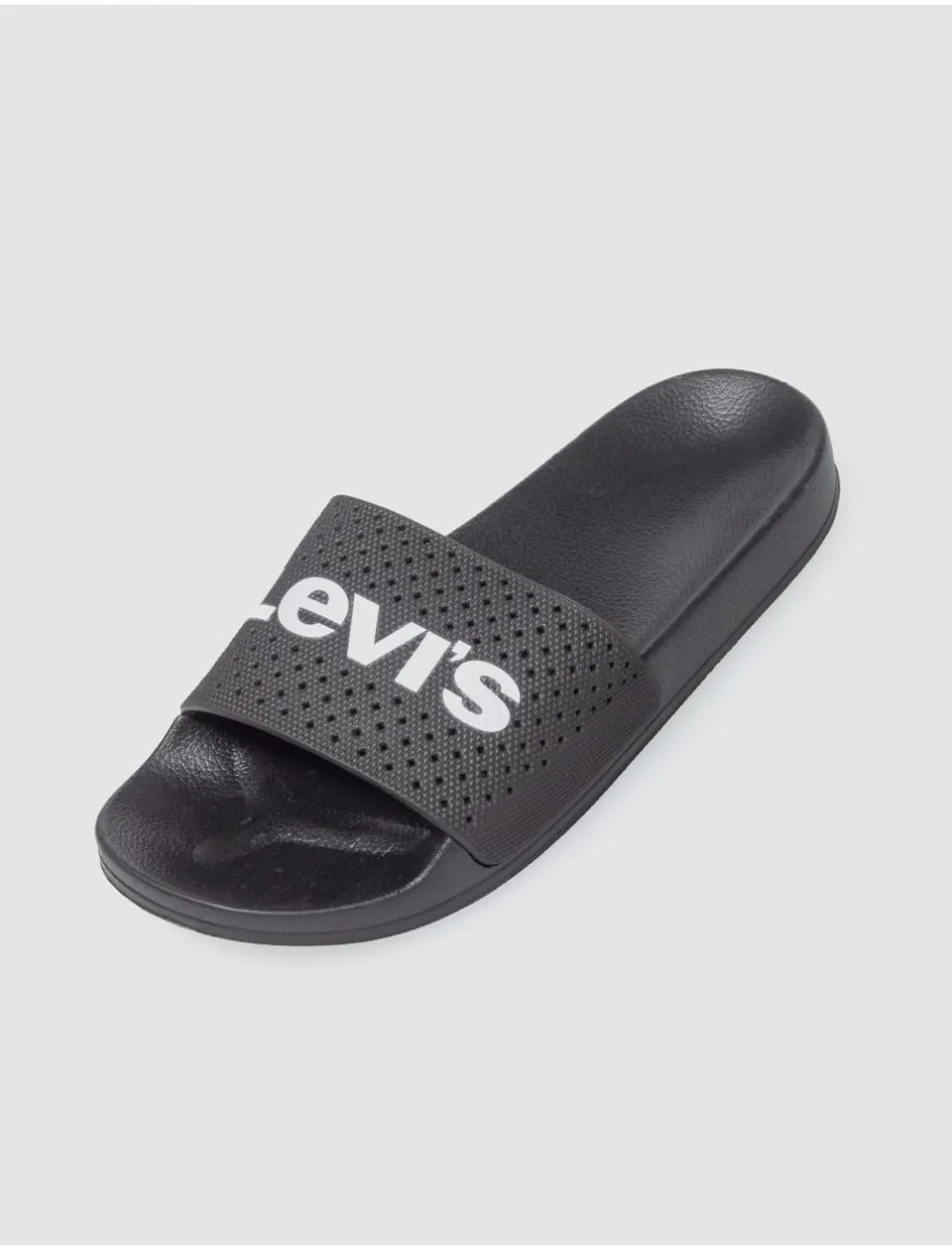 Chancla Levis June Perf S Negro