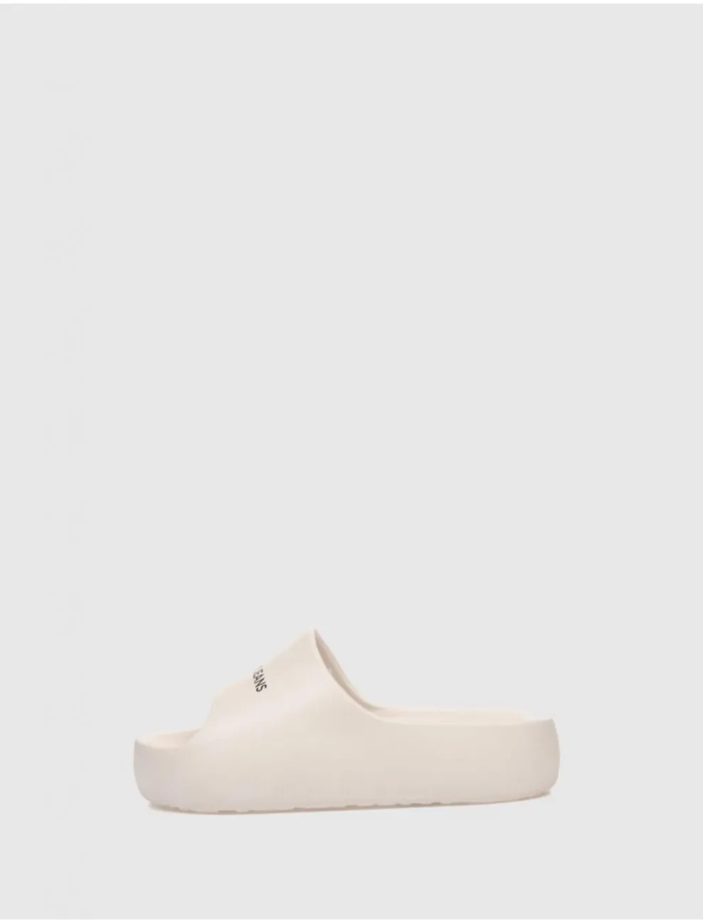 Chancla Tommy Hilfiger Tjw Chunky Flatform Slide Beig