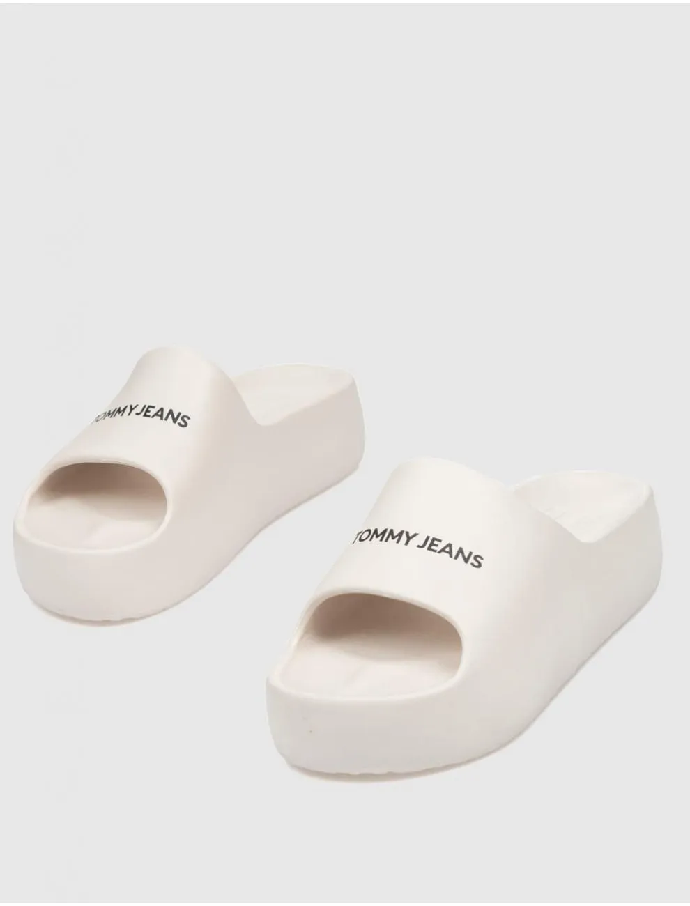 Chancla Tommy Hilfiger Tjw Chunky Flatform Slide Beig