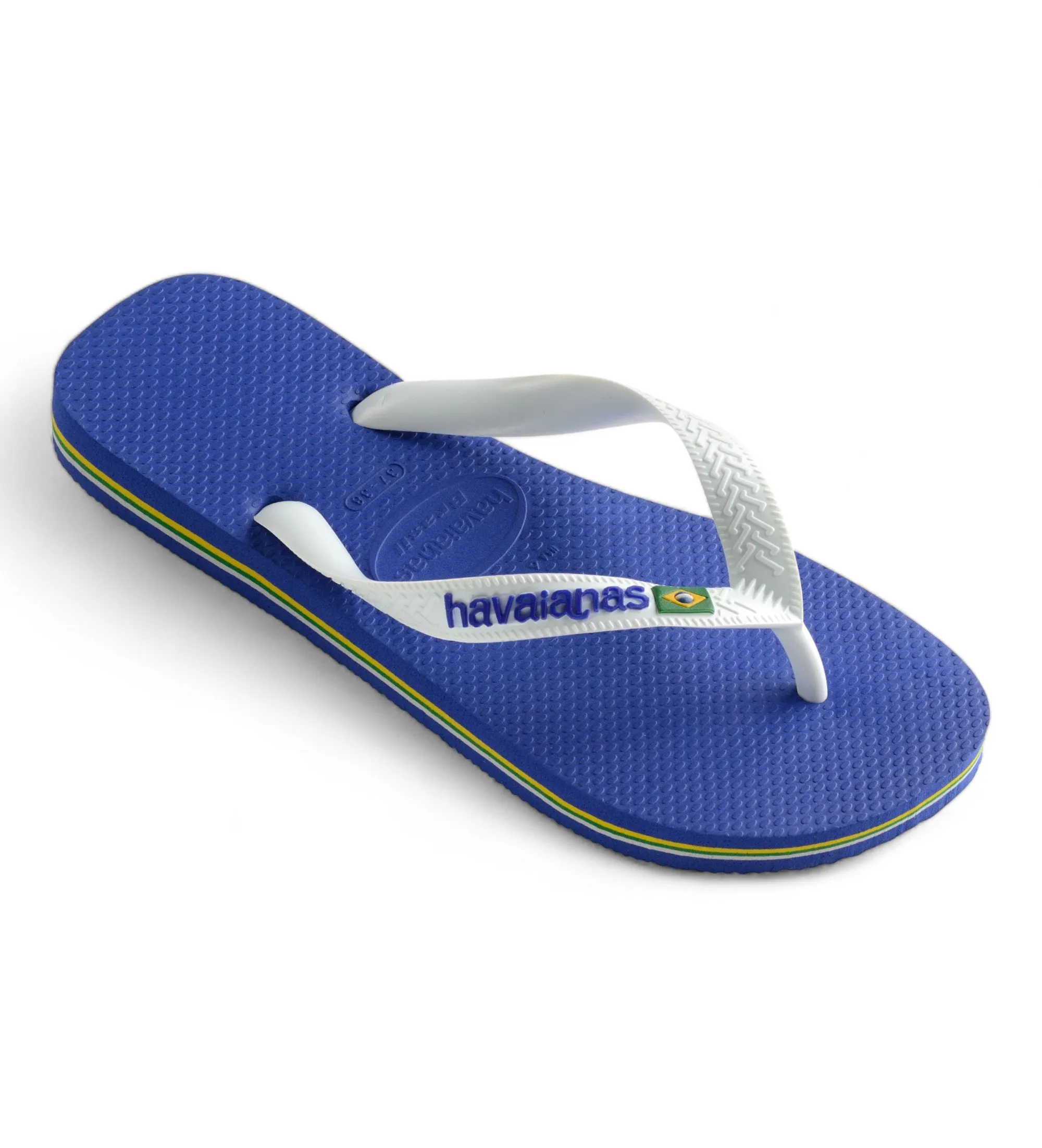 Chanclas Brasil Logo blanco
