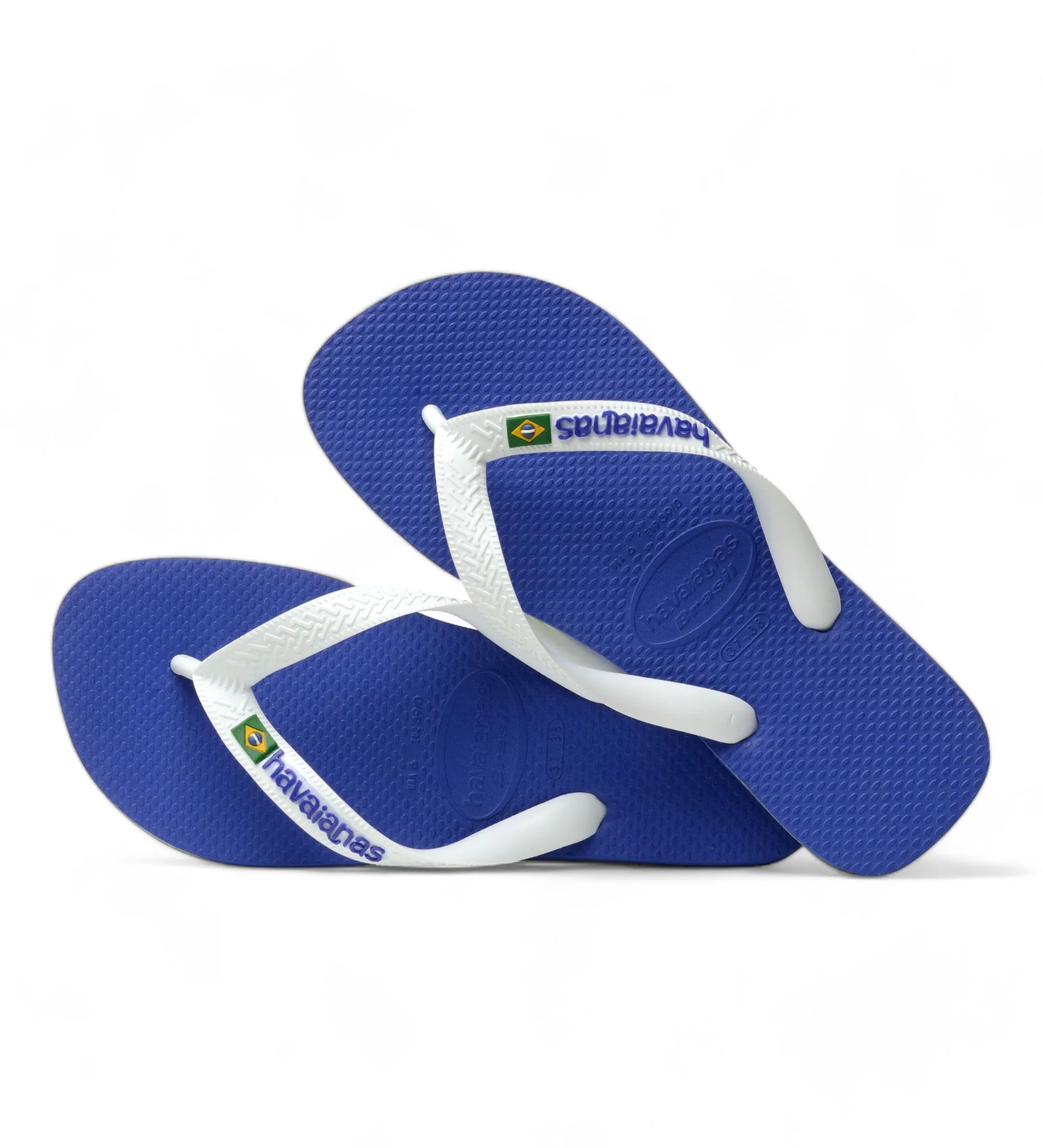 Chanclas Brasil Logo blanco