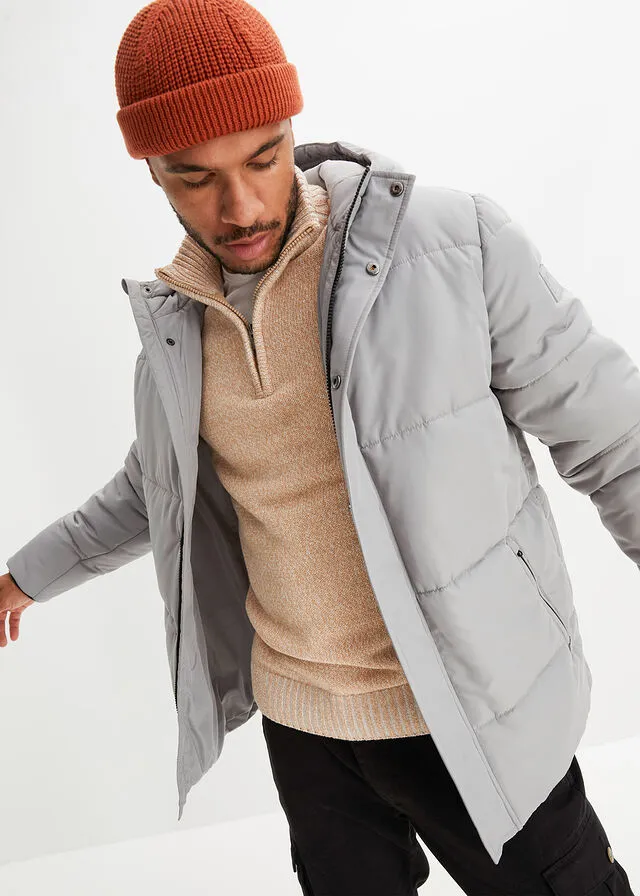 Chaqueta guateada Gris