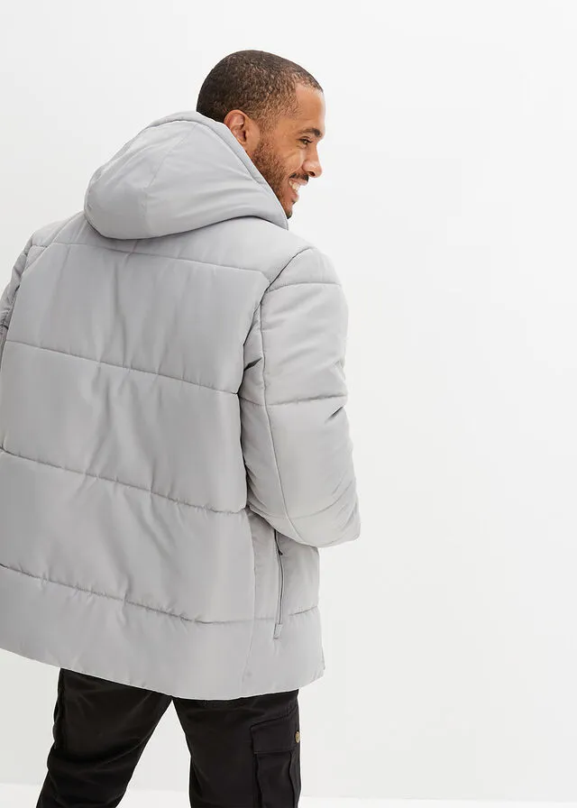 Chaqueta guateada Gris
