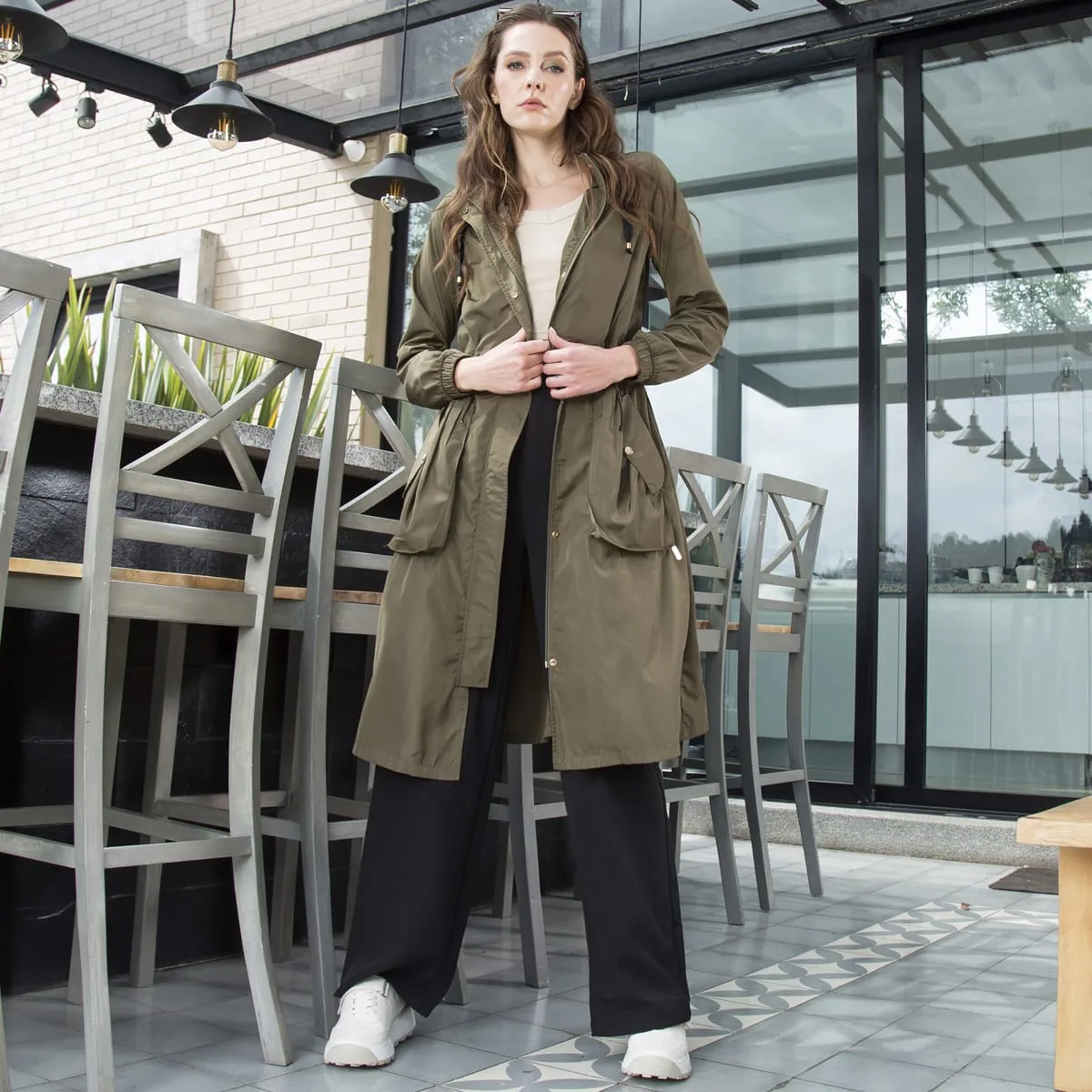 Chaqueta Parka Regular Longline