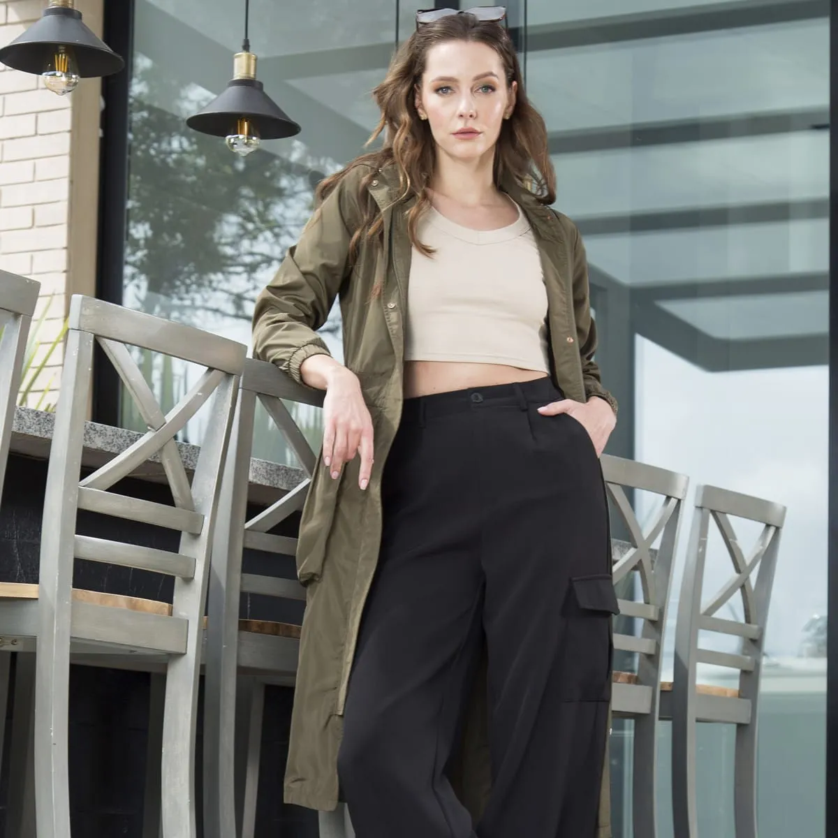 Chaqueta Parka Regular Longline