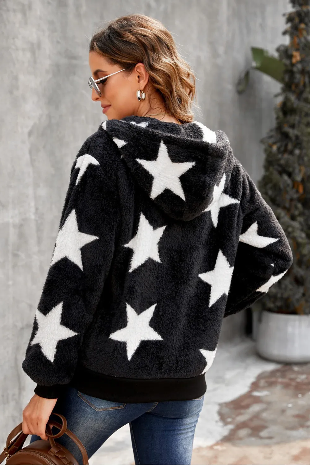 Chaqueta polar negra