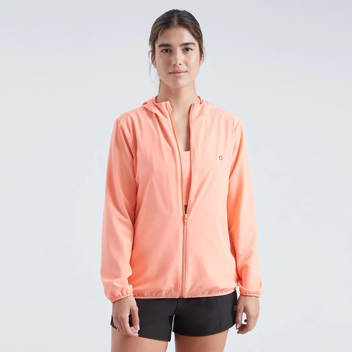 Chaqueta Rompevientos Con Bolsillos