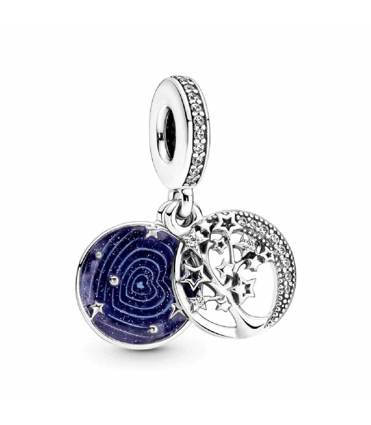 CHARM COLGANTE PANDORA DOBLE ÁRBOL Y LUNA DE LA GALAXIA  799645C01
