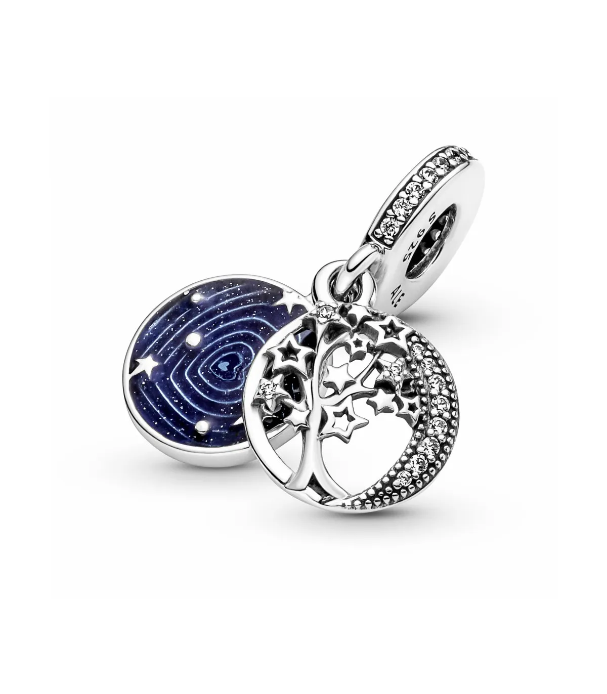 CHARM COLGANTE PANDORA DOBLE ÁRBOL Y LUNA DE LA GALAXIA  799645C01