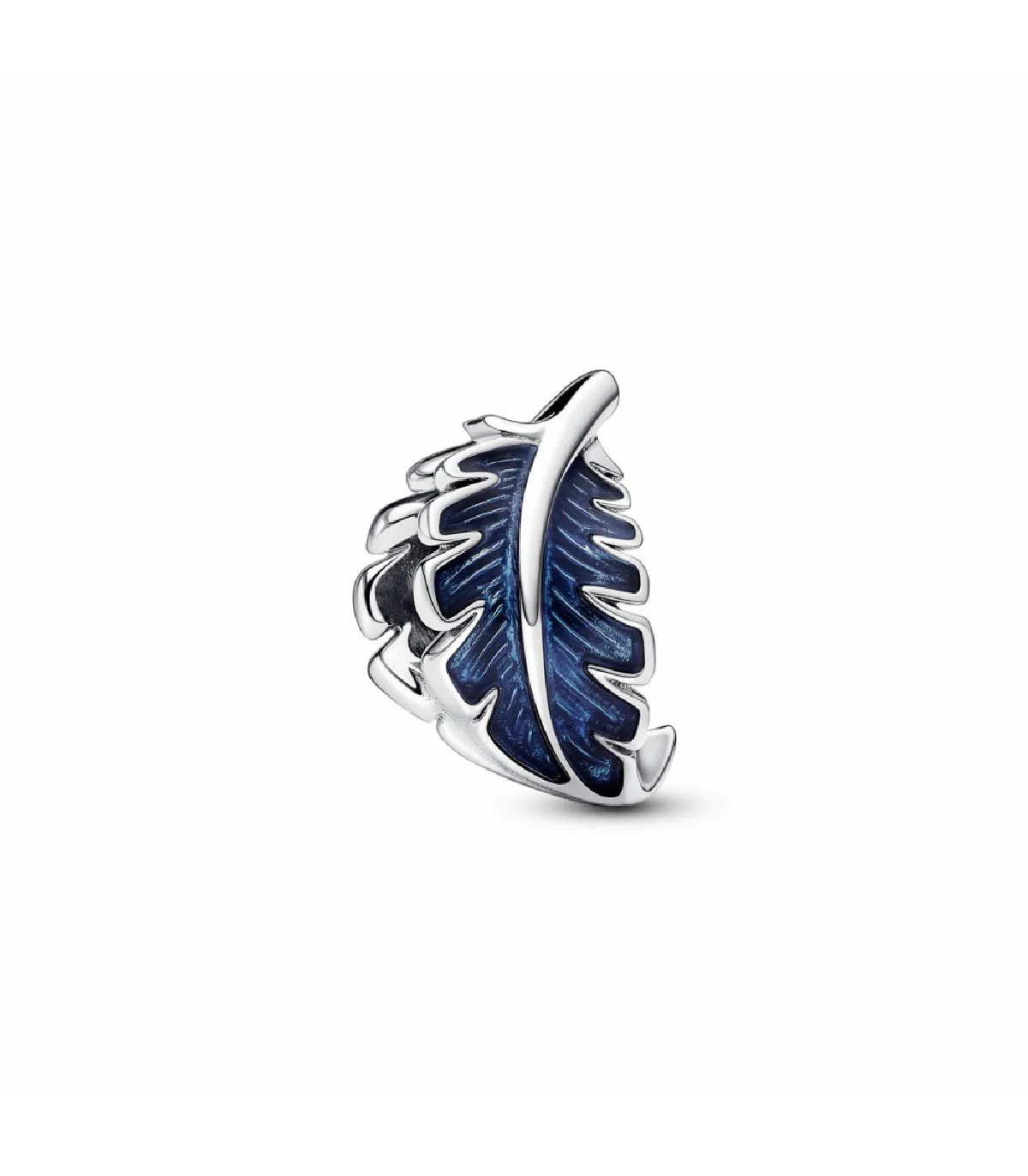 CHARM PANDORA PLUMA CURVADA AZUL  792576C01