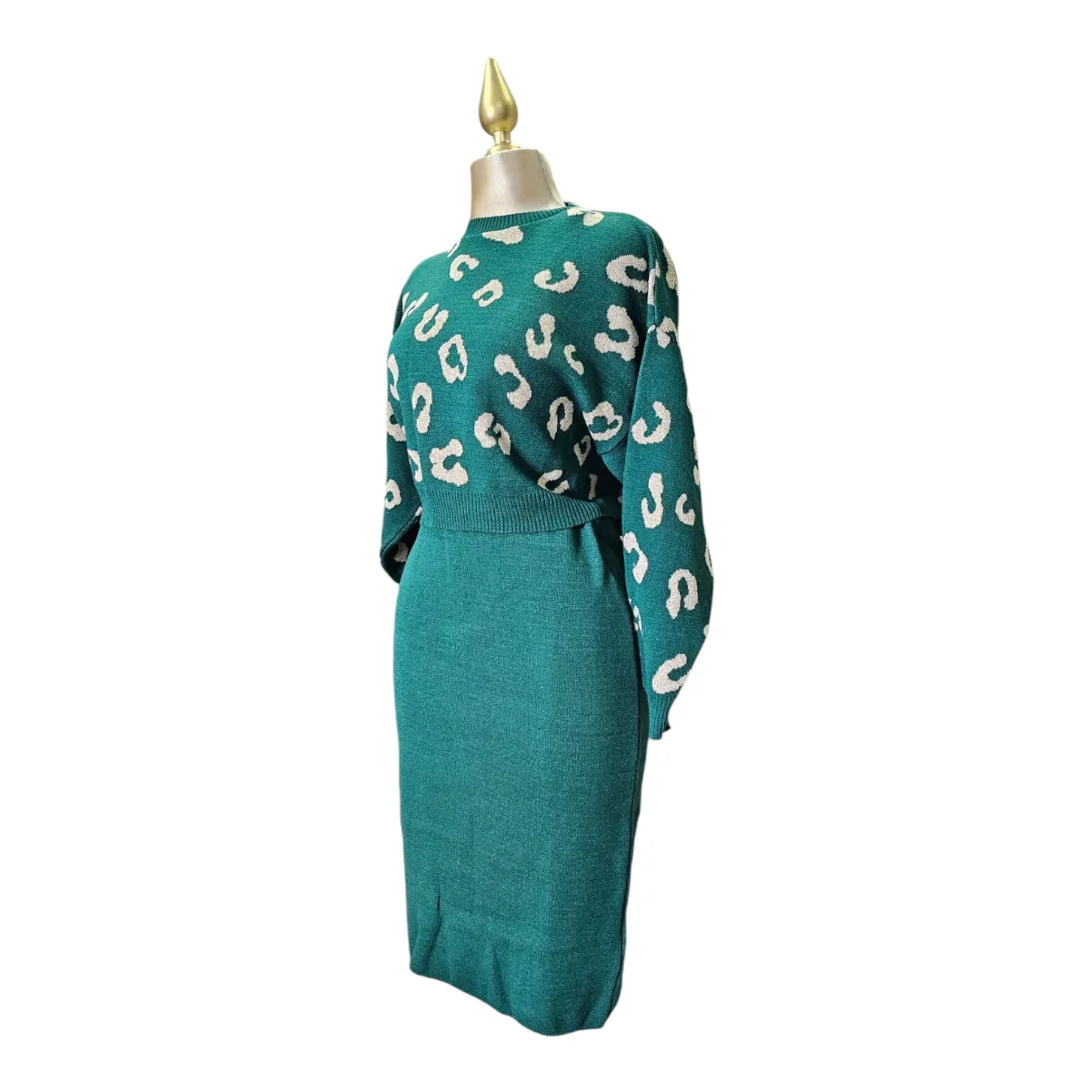 Conjunto De 2 Piezas Color Verde Vaquita Para Dama OM
