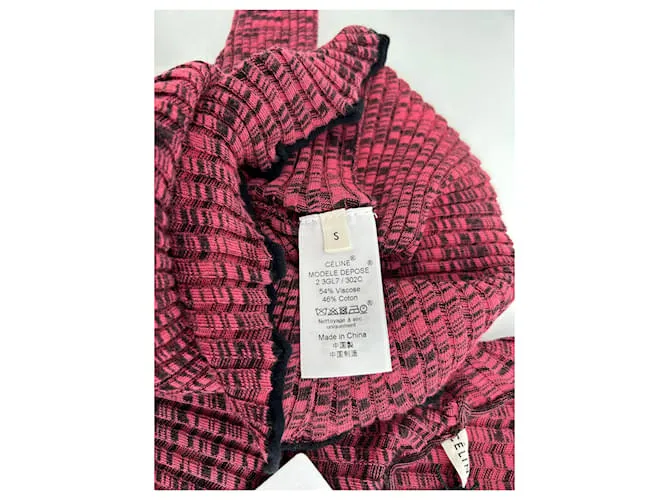 Céline CELINE  Tops T.International S Viscosa Roja 