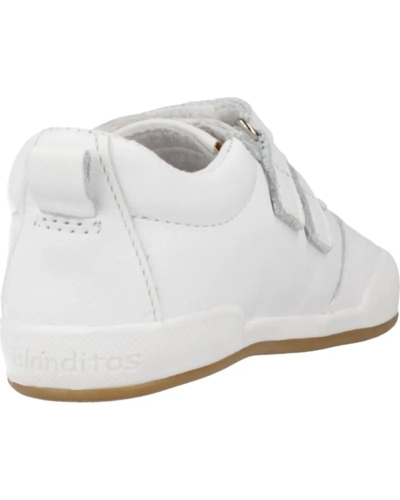 Deportivas BLANDITOS  de Niña y Niño ZAPATILLAS NINO MODELO MILANBD COLOR BLANCO  BLANCO25