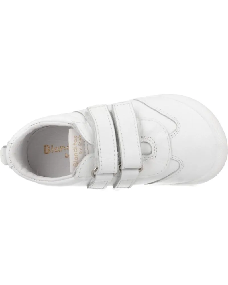 Deportivas BLANDITOS  de Niña y Niño ZAPATILLAS NINO MODELO MILANBD COLOR BLANCO  BLANCO25