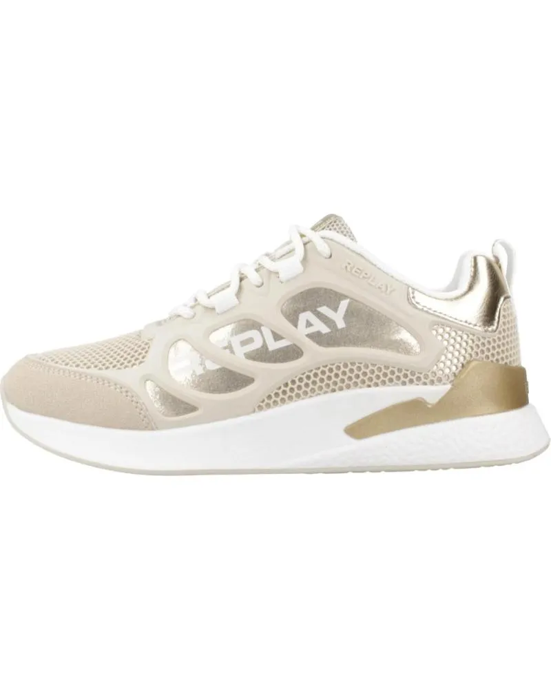 Deportivas REPLAY  de Niña ZAPATILLAS NINA MODELO MAZE JR 8 COLOR ORO  LTBGGLD