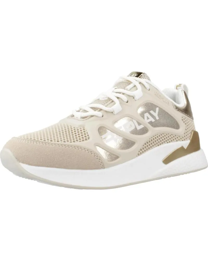 Deportivas REPLAY  de Niña ZAPATILLAS NINA MODELO MAZE JR 8 COLOR ORO  LTBGGLD
