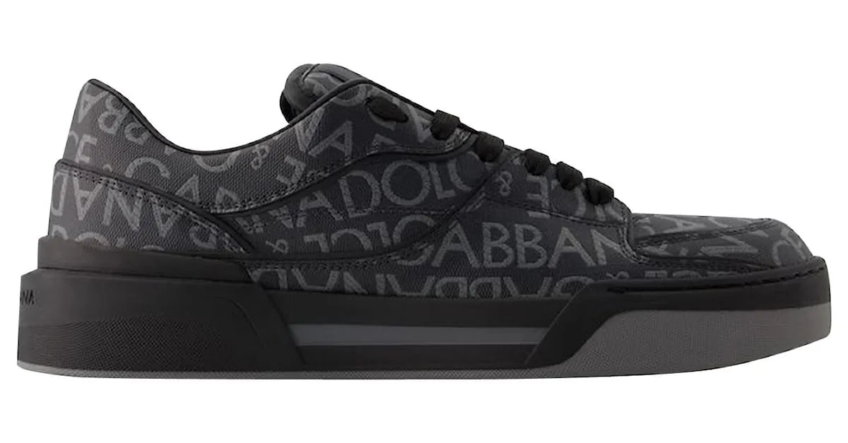 DOLCE & GABBANA ZAPATILLAS NEW ROMA  DOLCE&GABBANA  PIEL  NEGRO 