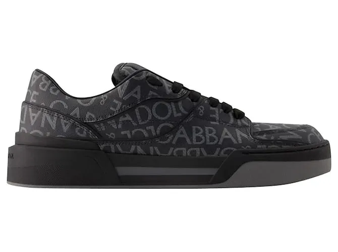DOLCE & GABBANA ZAPATILLAS NEW ROMA  DOLCE&GABBANA  PIEL  NEGRO 