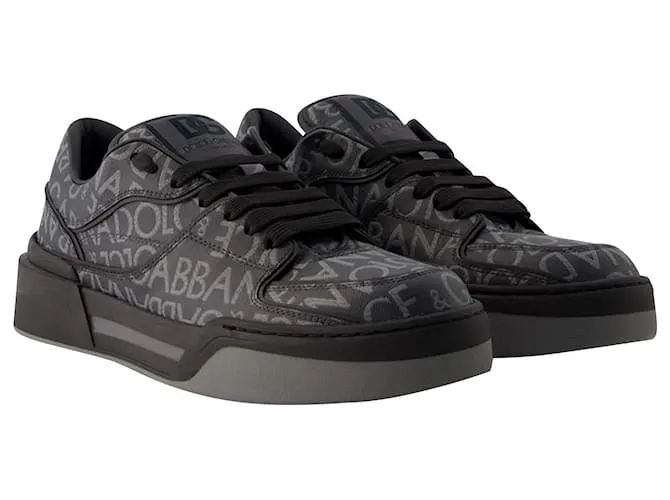 DOLCE & GABBANA ZAPATILLAS NEW ROMA  DOLCE&GABBANA  PIEL  NEGRO 