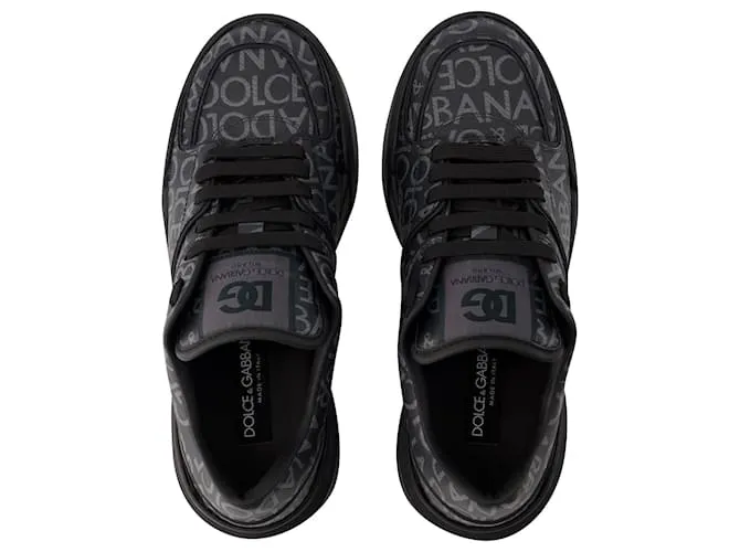 DOLCE & GABBANA ZAPATILLAS NEW ROMA  DOLCE&GABBANA  PIEL  NEGRO 
